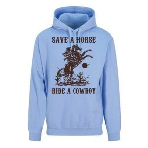 Save A Horse Ride A Cowboy Unisex Surf Hoodie