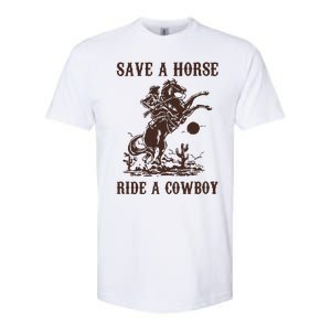 Save A Horse Ride A Cowboy Softstyle CVC T-Shirt