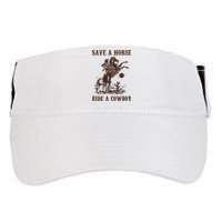 Save A Horse Ride A Cowboy Adult Drive Performance Visor