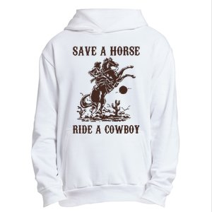 Save A Horse Ride A Cowboy Urban Pullover Hoodie