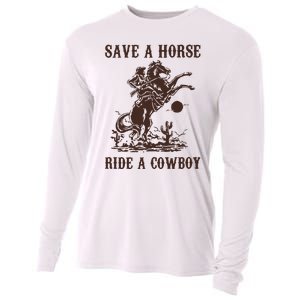 Save A Horse Ride A Cowboy Cooling Performance Long Sleeve Crew