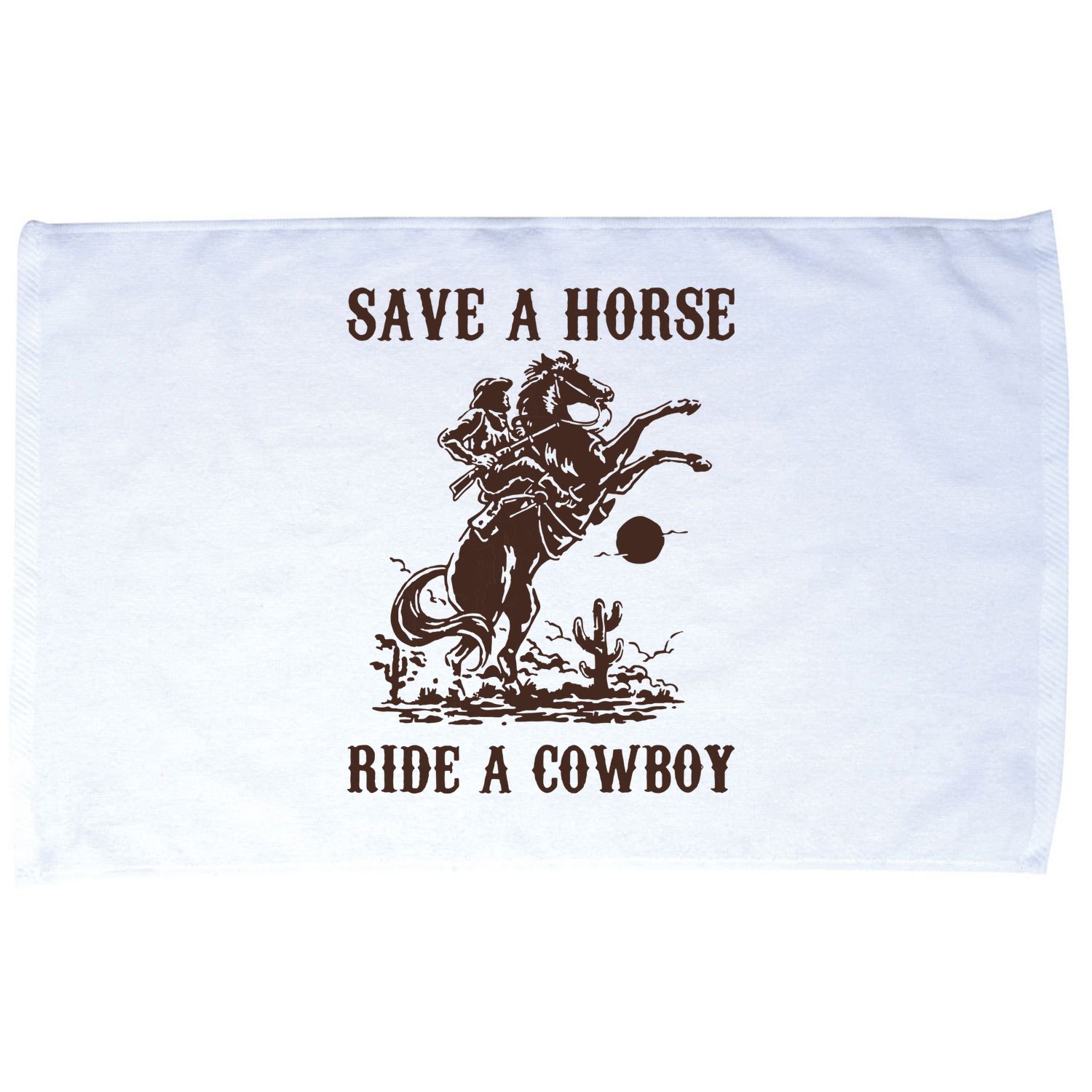 Save A Horse Ride A Cowboy Microfiber Hand Towel