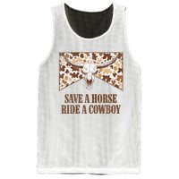 Save A Horse Ride A Cow Bull Skull Leopard Western Rodeo Mesh Reversible Basketball Jersey Tank