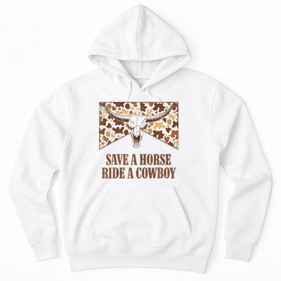 Save A Horse Ride A Cow Bull Skull Hoodie