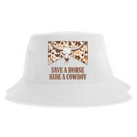 Save A Horse Ride A Cow Bull Skull Sustainable Bucket Hat