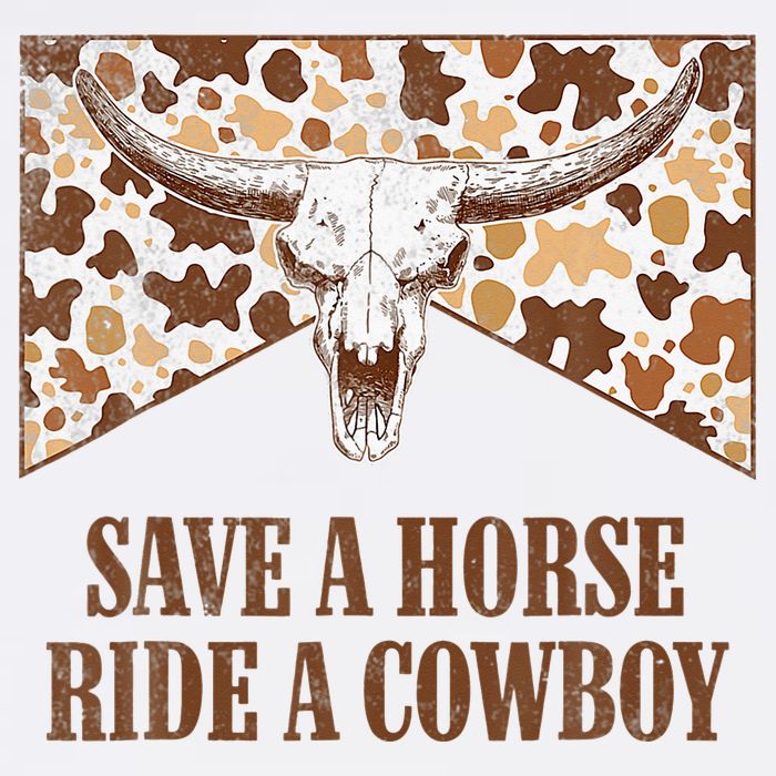 Save A Horse Ride A Cow Bull Skull Sustainable Bucket Hat