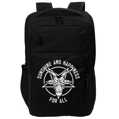 Sunshine And Happiness Heavy Metal For All Impact Tech Backpack