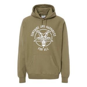 Sunshine And Happiness Heavy Metal For All Premium Hoodie