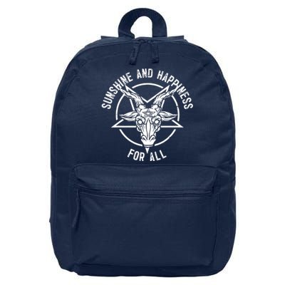 Sunshine And Happiness Heavy Metal For All 16 in Basic Backpack