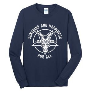 Sunshine And Happiness Heavy Metal For All Tall Long Sleeve T-Shirt