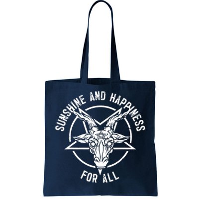 Sunshine And Happiness Heavy Metal For All Tote Bag