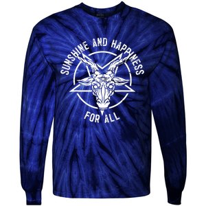 Sunshine And Happiness Heavy Metal For All Tie-Dye Long Sleeve Shirt