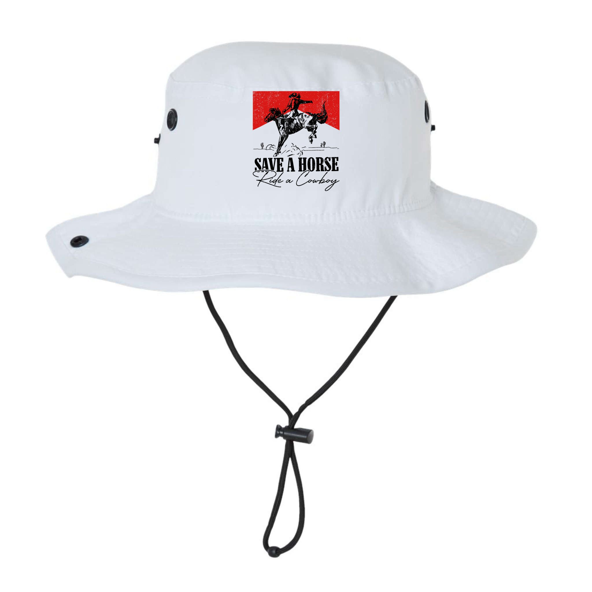 Save A Horse Ride A Cowboy Skeleton Country Skull Western Bucket Hat
