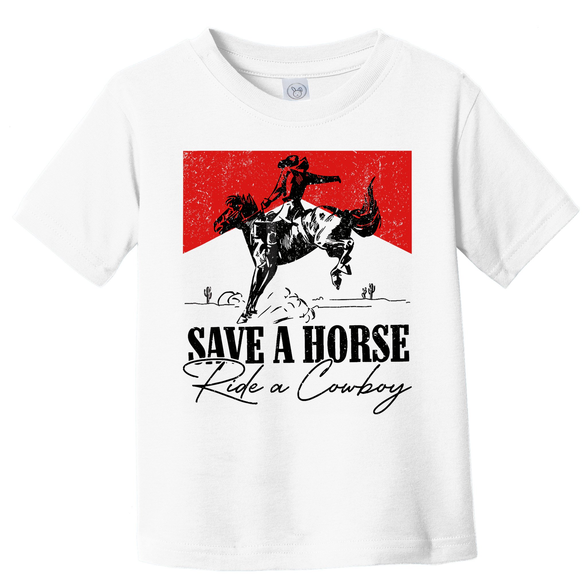 Save A Horse Ride A Cowboy Skeleton Country Skull Western Toddler T-Shirt