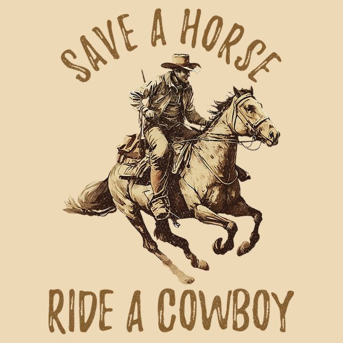 Save A Horse Ride A Cow Horseback Riding Zip Tote Bag