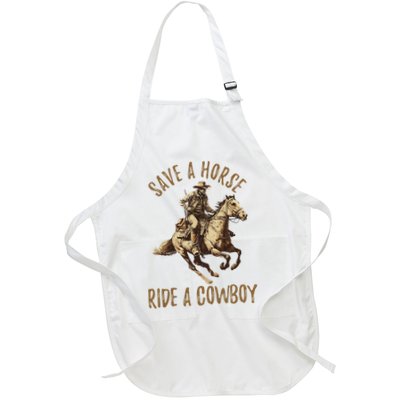 Save A Horse Ride A Cow Horseback Riding Apron