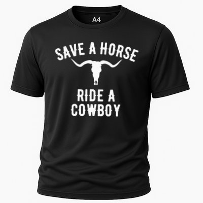 Save a Horse Ride a Cow funny horse racing Performance Shirt