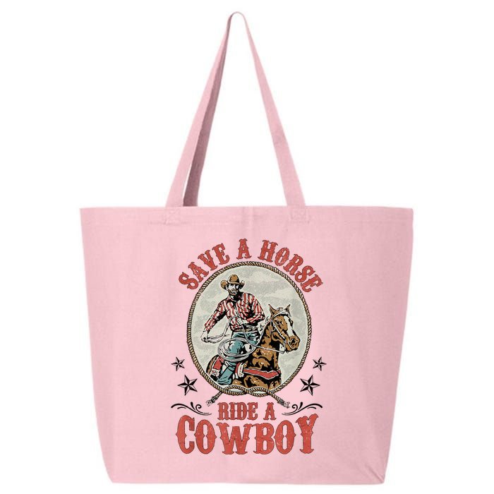 Save A Horse Ride A Cowboy 25L Jumbo Tote