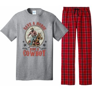 Save A Horse Ride A Cowboy Pajama Set