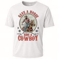 Save A Horse Ride A Cowboy Cooling Performance Crew T-Shirt