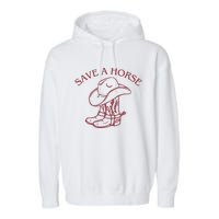 Save A Horse Garment-Dyed Fleece Hoodie