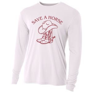 Save A Horse Cooling Performance Long Sleeve Crew