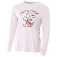 Save A Horse Cooling Performance Long Sleeve Crew