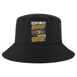 Student Athlete Hustle Muscle Gym Gift Cool Comfort Performance Bucket Hat