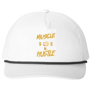 Student Athlete Hustle Muscle Gym Gift Snapback Five-Panel Rope Hat