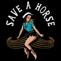 Save A Horse Ride A Mustache Free Moustache Rides Drawstring Bag
