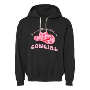 Save A Horse Ride A Cowgirl Garment-Dyed Fleece Hoodie