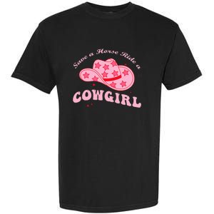 Save A Horse Ride A Cowgirl Garment-Dyed Heavyweight T-Shirt