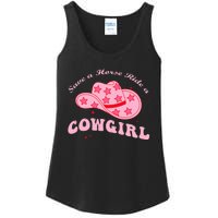 Save A Horse Ride A Cowgirl Ladies Essential Tank