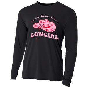 Save A Horse Ride A Cowgirl Cooling Performance Long Sleeve Crew