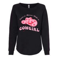 Save A Horse Ride A Cowgirl Womens California Wash Sweatshirt