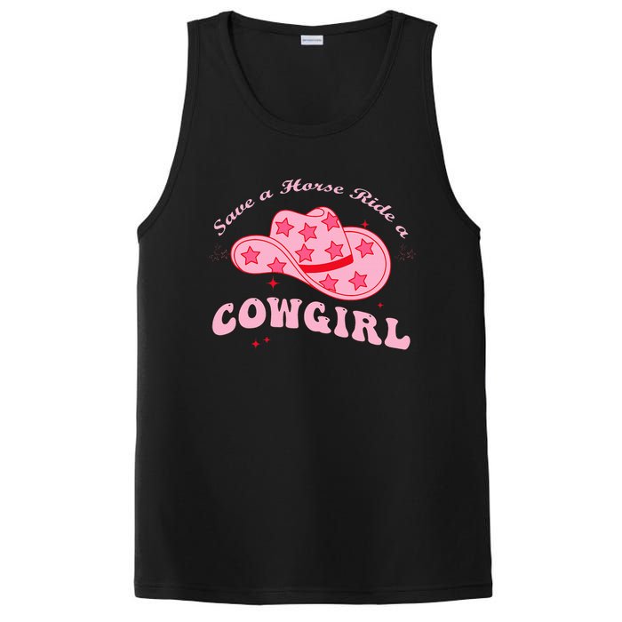 Save A Horse Ride A Cowgirl PosiCharge Competitor Tank