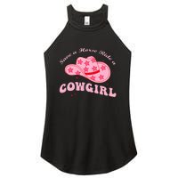 Save A Horse Ride A Cowgirl Women's Perfect Tri Rocker Tank