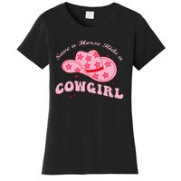 Save A Horse Ride A Cowgirl Women's T-Shirt