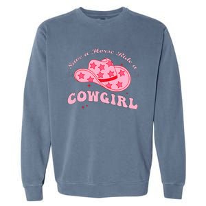 Save A Horse Ride A Cowgirl Garment-Dyed Sweatshirt