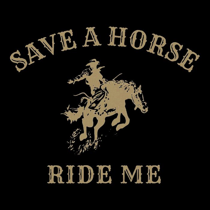 Save A Horse Ride Me Funny Cowboy Western Inappropriate Sustainable Bucket Hat