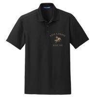 Save A Horse Ride Me Funny Cowboy Western Inappropriate Dry Zone Grid Polo