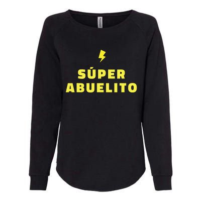 Súper Abuelito – Hispanic Grandpa Funny Womens California Wash Sweatshirt