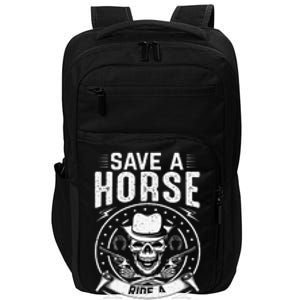 Save A Horse Ride A Cowboy Impact Tech Backpack