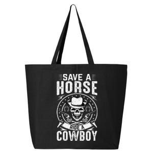 Save A Horse Ride A Cowboy 25L Jumbo Tote