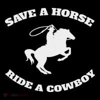 Save A Horse & Ride A Cowboy Is My Horse Ok Flatbill Hat