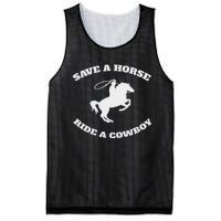 Save A Horse & Ride A Cowboy Is My Horse Ok Mesh Reversible Basketball Jersey Tank