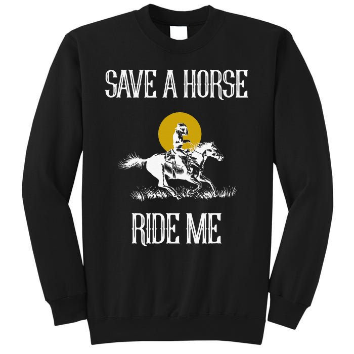 Save A Horse Ride Me Funny Save A Horse Ride Me Sweatshirt