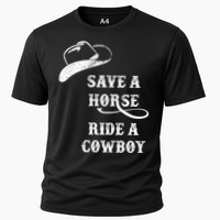 Save A Horse, Ride A Cowboy! Cooling Performance Crew T-Shirt