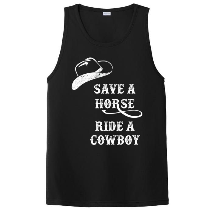 Save A Horse, Ride A Cowboy! PosiCharge Competitor Tank