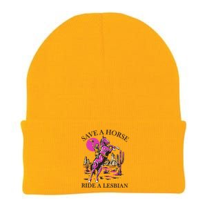 Save A Horse Ride A Lesbian Lgbt Knit Cap Winter Beanie